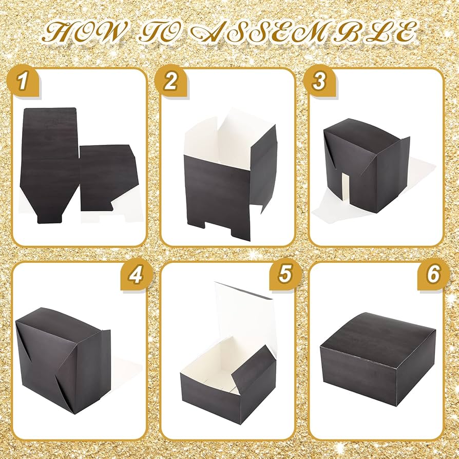 Amazon | クラフトギフトボックス 10個 20 x 20 x 10 cm 蓋付き
